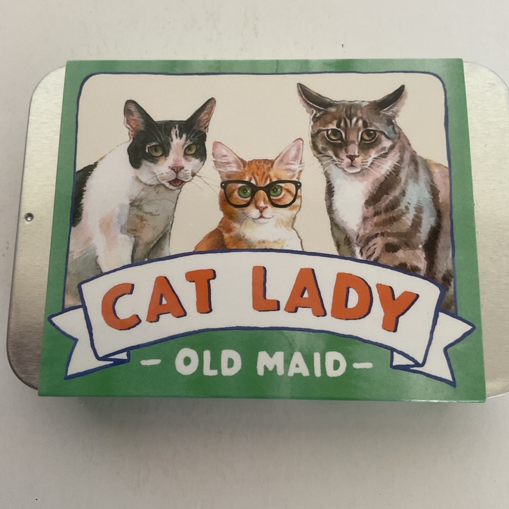 Chronicle Books Cat Lady Old Maid  Card Game. NWT